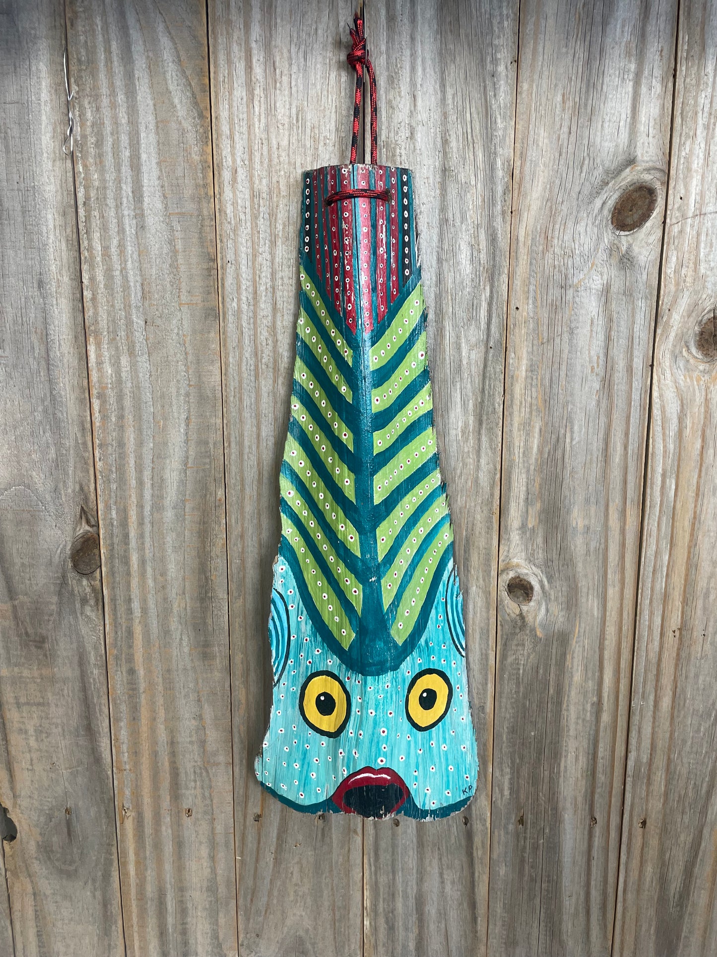 Hand Painted Fronds #3