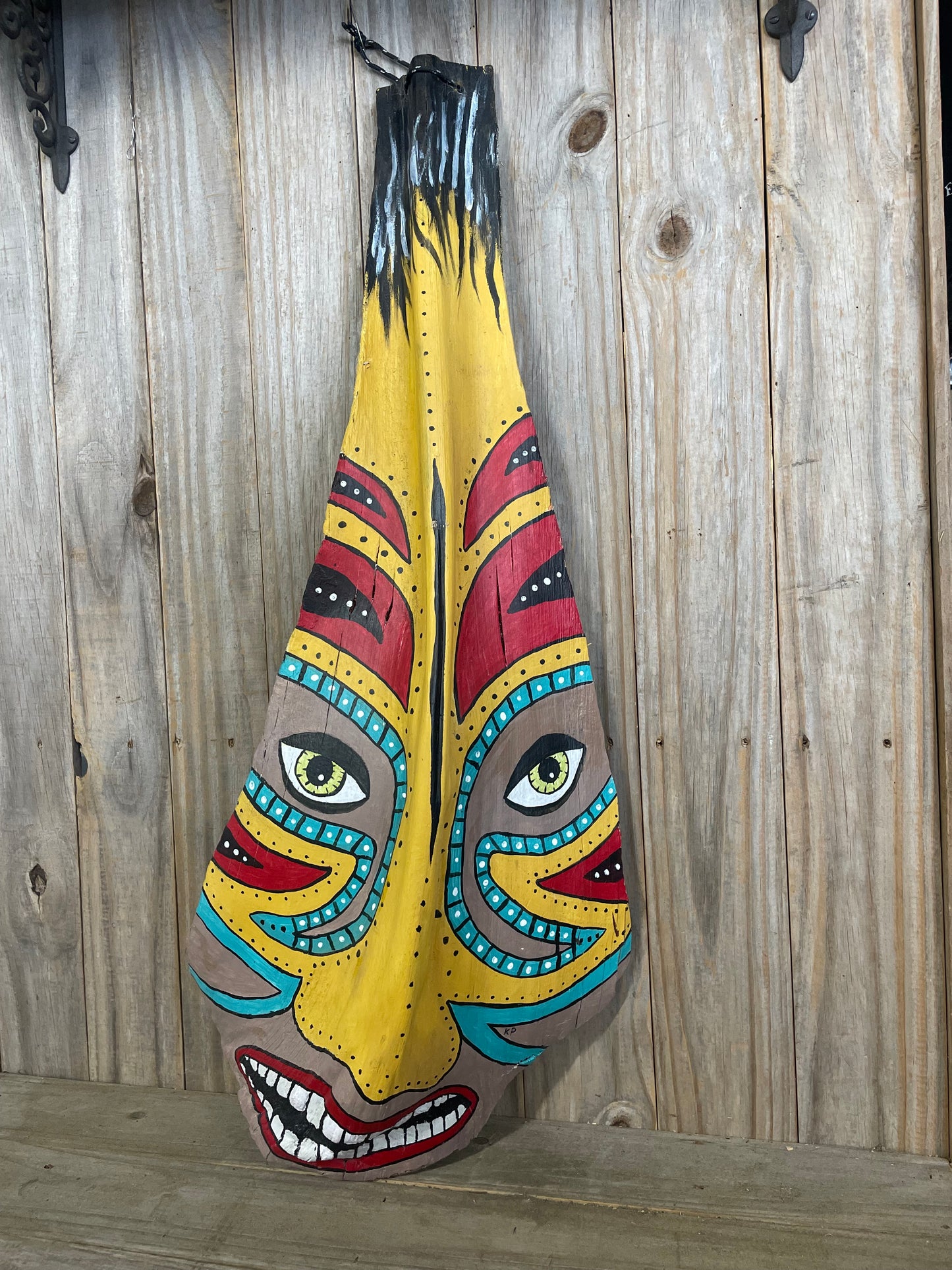 Hand Painted Fronds #6