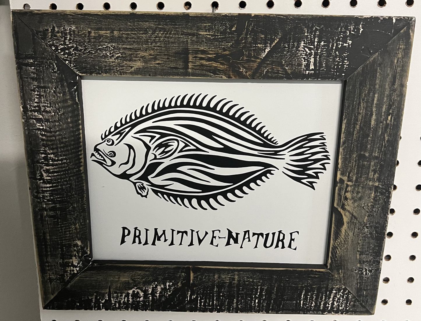 Framed Flounder #1 8"x10"in