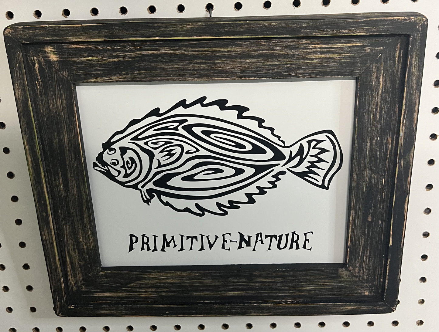 Framed Flounder #2 8"x10"in