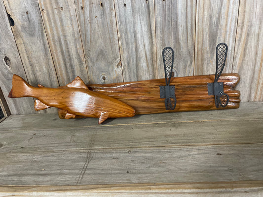 Fish Mount with Hooks