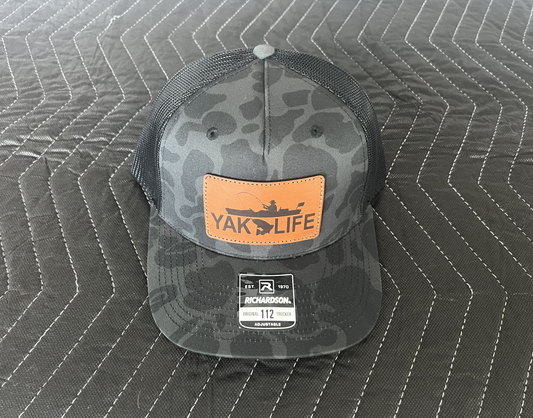Leather Patch Yak Life Hat - Sable Duck Camo