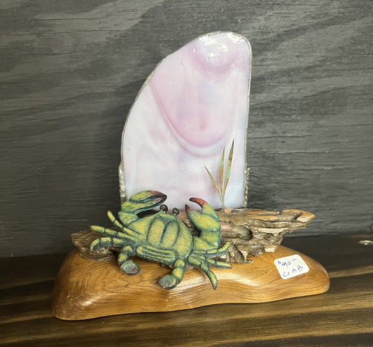 Hand Carved Miniature Crab