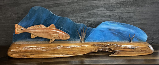 Hand Carved Miniature Redfish