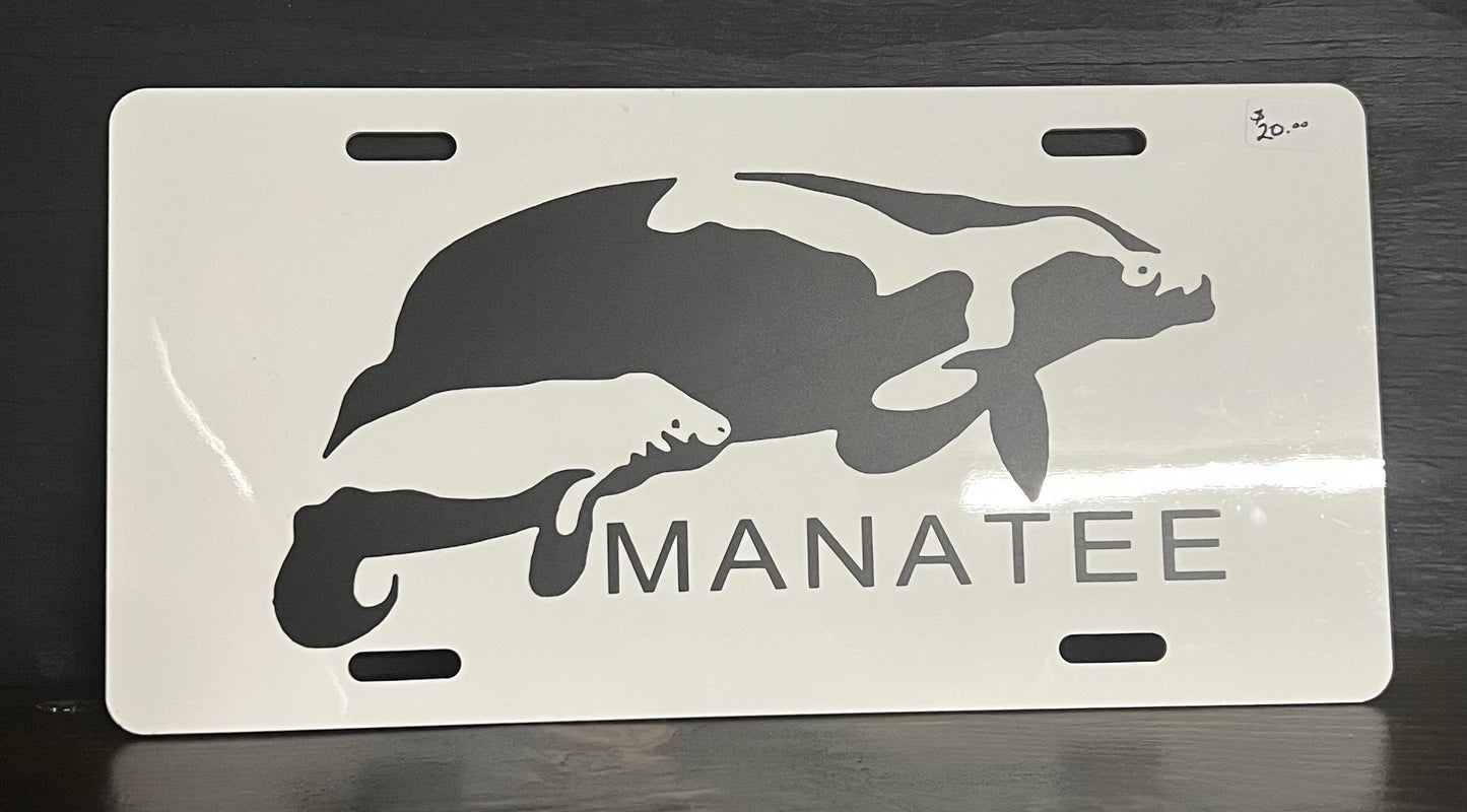 Manatee #2 License Plate